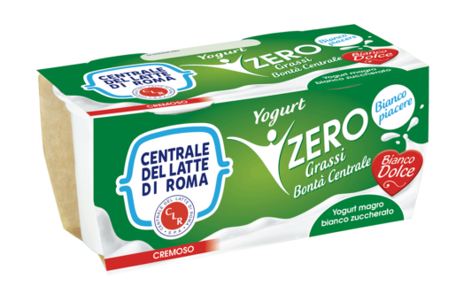 Yogurt cremoso magro bianco dolce Centrale Del Latte Di Roma