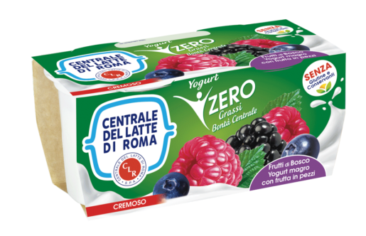 Yogurt cremoso magro ai frutti di bosco Centrale Del Latte Di Roma